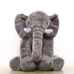 Pete Milton Stuffed Elephant Plush Animal Toy for Children Grey 24 inch