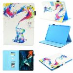 Ipad pro 11 Inch Case, Ipad pro 11(2018) Case,Chgdss Smart Cover [Corner Protection] PU Leather Folio, Multi-Angle Viewing/Card Slots, Portable Covers,for Ipad pro 11 Inch (2018), Colorful Elephant