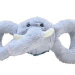 Jolly Pets Jolly Tug-a-Mal Elephant Tug/Squeak Toy, Small