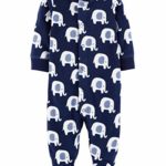 Carter’s Baby Boys’ Elephant Snap-Up Fleece Sleep & Play