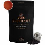 Royal Black Tea | 50 Cups | Delicious Iced & Hot Tea | Extra Special Ceylon Loose Leaf | Perfect For Kombucha | Breakfast & Afternoon Teatime | English Style | Bulk Natural Leaves | Elephant Chateau