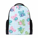 Cute Elephant Backpack Schoolbag Bookbag Shoulders Hiking Travel Daypack Casual Bags for Teenage Boys Girls