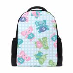 Cute Elephant Backpack Schoolbag Bookbag Shoulders Hiking Travel Daypack Casual Bags for Teenage Boys Girls