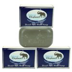 Dead Sea Mud Soap 4.4 oz 3 Pack (3 Soap Bars) by Natural Elephant