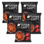 Hungry Elephant Nana Chips – Hot Banana Chips | Unsweetened, Organic, Simple Ingredients | No Preservatives | 5 Pack | 4.9 oz