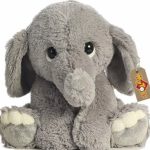 Elephant Plush Toy for Kid and Babies Nursery Room Decoration Stuffed Elephant Animal Plush