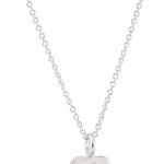 LOSOUL Good Luck Elephant Pendant Necklace Sister Gift Friends Gift for Women,Silver