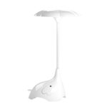 Yunqir Compatible Cute Elephant LED Desk Lamp Touch-Sensitive 3 Levels Brightness USB Rechargeable Table Lamp Reading