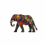 Empt Idio -(5 x 3.19 Inch) 3M Sticker, Colorful Flower Lovely Elephant Removable Vinyl Decals Stickers Skin for Laptop, Skateboard, Window, Car, Guitar, Luggage, Motorcycle, PS4, Xbox ONE, Helmet