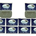 Dead Sea Mud Soap 4.4 oz 10 Pack (10 Soap Bars) by Natural Elephant
