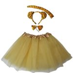 Kirei Sui Kids Animal Costume Ears Headband Bowtie Tail Tutu Set