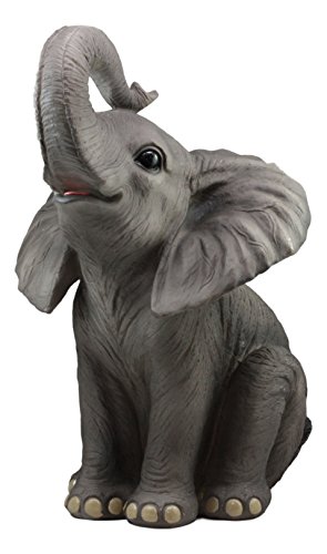purple elephant statue