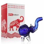 Epic Hand Glass Elephant Device 5 inch Blue