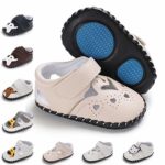 Baby Boys Girls Shoes Toddler Moccasins Soft Sole PU Leather Cartoon Slippers Crib Infant Shoes