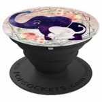 Pretty Mama Elephant & Baby Floral Design Phone Grip for Mom – PopSockets Grip and Stand for Phones and Tablets