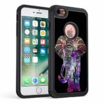 iPhone 6S Case,iPhone 6 Case,Rossy Heavy Duty Hybrid TPU Plastic Dual Layer Armor Defender Protection Case Cover for Apple iPhone 6/6s 4.7 inch,Hipster Elephant