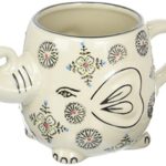 Happy Sales Hand-Painted Elephant Coffee Tea Mug Cups (Henna II)