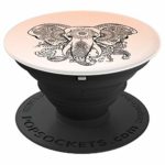 Beautiful Elephant Mandala Tattoo Art Pattern – PopSockets Grip and Stand for Phones and Tablets