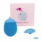 ELEPHANT BEAUTY Silicone Cleansing Brush Set with Face Pad Massager Exfoliator Blackheads Remover|Shower Bath Massage Glove Loofah Sponge Body Back Scrubber|Lip Exfoliating Plumper Tool