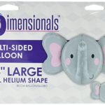 Burton & Burton Elephant Head Shape Toy Foil Balloon, 34″