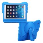 Billionn iPad 9.7 2018 Case [Free Screen Protector], Kids Shockproof Elephant Stand Soft EVA Foam Material Non-toxic Protective Cover for Apple ipad 9.7 2018/2017/Air 2/Air/Pro 9.7 2016, Sky Blue