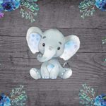 7X5FT Elephant Baby Shower Backdrop Vintage Wooden Board Flower Backdrops Newborn Infant Girl Kid Boy Child Party Birthday Summer Photography Background Photo Props