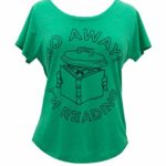 Out of Print Women’s Literary Book-Themed Dolman Sleeve Tee T-Shirt