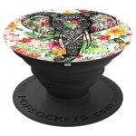 Cute Elephant and Flowers popSocket Floral for Girls Boys – PopSockets Grip and Stand for Phones and Tablets