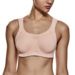 SYROKAN Women’s High Impact Full Coverage Bounce Control Underwire Workout Sports Bra