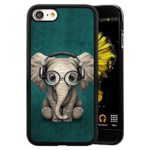 Elephant Music iPhone 7 8 Case, PC and TPUShockproof Slim Anti-Scratch Protective Kit with Heavy Duty Dual layer Rugged Case Non-slip Grip Cover for iPhone 7 8?Black