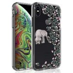 Case for iPhone X/iPhone Xs, SYONER [Scratch Resistant] Ultra Slim Clear Phone Case Cover for Apple iPhone X (5.8″, 2017) / iPhone Xs (5.8″, 2018) [Elephant]