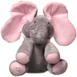 Emily Elephant Animated Plush Singing Elephant with Peek-a-boo Interactive Feature by Dimple