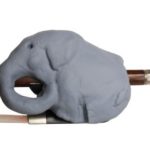 Classic Gray Things 4 Strings CelloPhant Cello / (French-style bow) Bass Bow Hold Teaching Aid Accessory