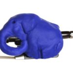 Bright Blue Things 4 Strings CelloPhant Cello / (French-style bow) Bass Bow Hold Teaching Aid Accessory