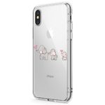 Giyer iPhone X Case, iPhone X Case Silicone Gel Rubber Cover Clear TPU Protect Bumper Slim Fit Mobile Phone Cover Case For Apple iPhone X/10 (Elephant 7, iPhone X)