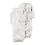 Carter’s Baby 2-Pack Sleeper Gowns with Elephant Print