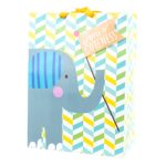 Hallmark Oversized Gift Bag for Baby Showers, New Parents and More (Elephant)