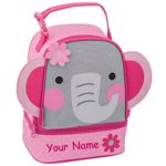 Stephen Joseph Personalized Elephant Lunch Pals Lunch Box Bag