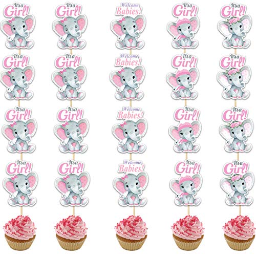 pink-elephant-cupcake-toppers-it-is-a-girl-baby-shower-cupcake-picks