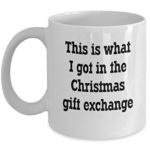Funny White Elephant Gag Gift Exchange Coffee & Tea Gift Mug