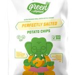LesserEvil Green Elephant Kettle Chips, Perfectly Salted, 5.0 Ounce (Pack of 14)