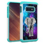 Galaxy S10E Case, Galaxy S10 Lite Case, Skyfree Shockproof Heavy Duty Protection Hard PC & Soft TPU Hybrid Dual Layer Protective Phone Case for Samsung Galaxy S10E,Animal Elephant on Galaxy