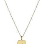 LOSOUL Good Luck Elephant Pendant Necklace Sister Gift Friends Gift for Women,Gold