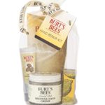Burt’s Bees Hand Repair Gift Set, 3 Hand Creams plus Gloves – Almond Milk Hand Cream, Lemon Butter Cuticle Cream, Shea Butter Hand Repair Cream