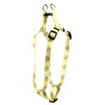 Yellow Dog Design Yellow Elephants Step-in Dog Harness-Small-3/4 and fits Chest Circumference of 9 to 15″