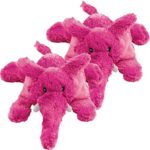 KONG Elmer Elephant Cozie Dog Toy, Small (2 Pack)