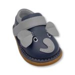 Wee Squeak Toddler Squeaky Shoes Ellis The Elephant Grey Size 6
