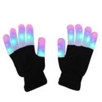 DX DA XIN LED Light up Gloves Finger Light Gloves for Kids Adults Glow Rave EDM Gloves Funny Novelty Gifts