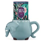 Thoughtfully Gifts, Elephant Mug Gift Set, Includes Elephant Mug with 3 Bags of Earl Grey Tea