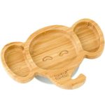 Baby Toddler Elephant Suction Plate (Grey)